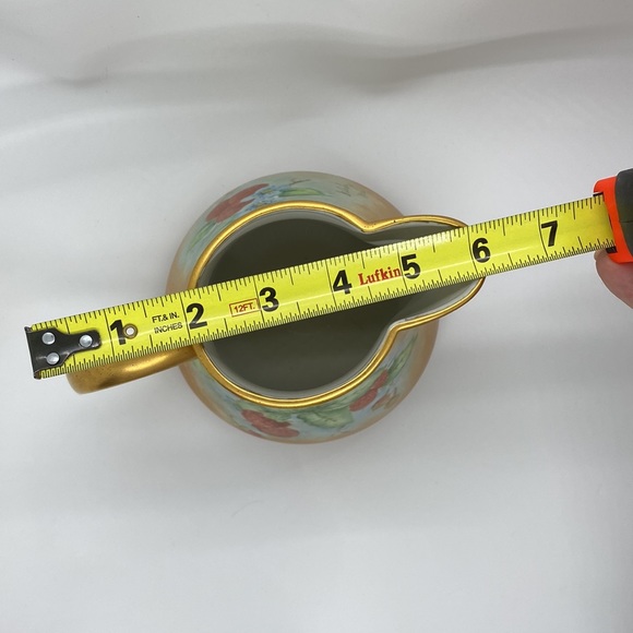 Vintage Signed fine porcelain pitcher - Picture 7 of 13